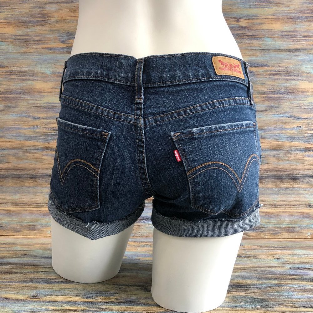 Levi's Dark Blue Jean Shorts